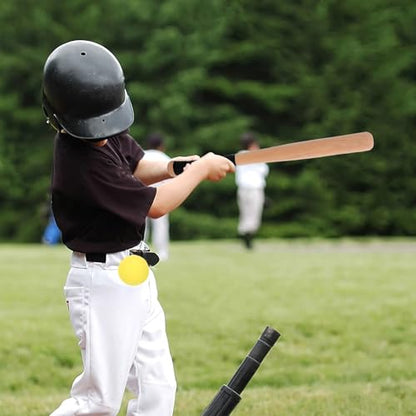 BESPORTBLE Solid Wood Baseball Bat 21 Inch Lightweight Handheld Training Stick for Youth and Adults Outdoor Baseball Practice Durable Beech Wood Construction