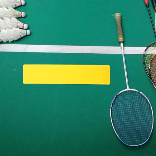 16pcs Tennis Court Marking Discs Set, Yellow Sports Field Markers with Boundary Spot Indicators, Portable Court Measurement Tool for Training and Drill Layout on Grass Or Hard
