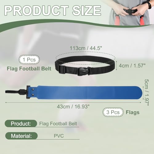 Flag Football Set, Adjustable Flag Football Belt