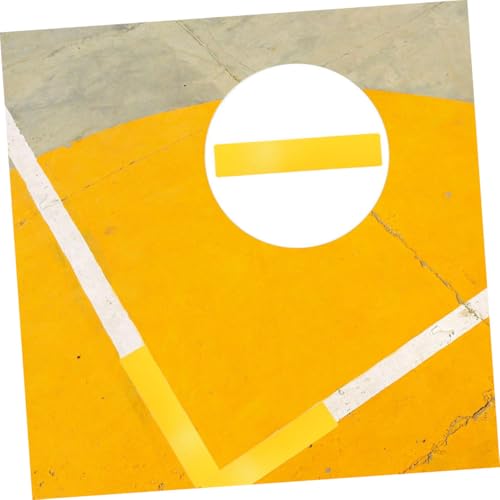 BESPORTBLE Landmark Yellow Markers Soccer Equipment for Training Tennis Circle Area Rug Pickleball Tape for Outdoor