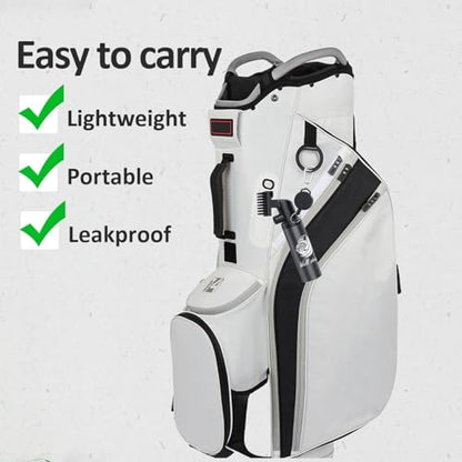 Vetance Pro Golf Club Cleaner Kit - Including New Designed Golf Club Brush, 3 Bottles of Cleaning Solution, Golf Towel,Effectively Remove Stubborn Stains and Rust. - color: Black