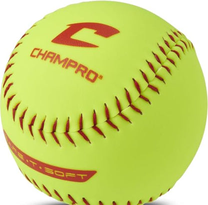 Champro Safe-T-Softball Cover - color: Optic Yellow, size: 12 Inch (Pack of 12)