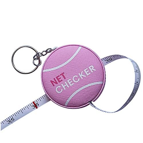 Scoring Right Net Checker Tennis Net Height Measuring Tape and Keyring