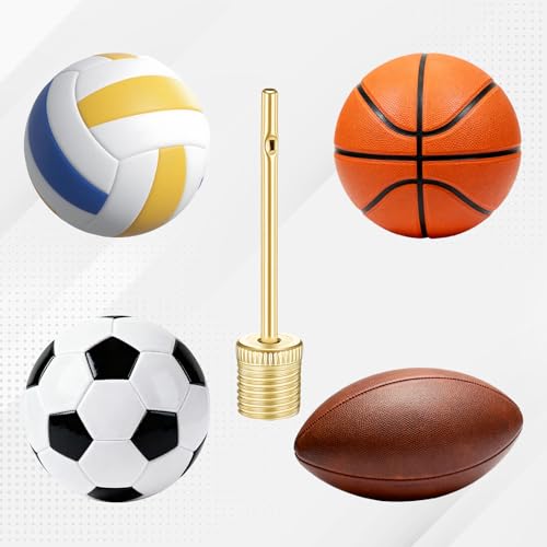 5PCS Bike Pump Needle, Ball Pump Needles, Needles for Airpump Nozzle Adapter Set for Inflatables, Sport Balls, Bike Tires, Balloons, Yoga Ball, Swimming Rings