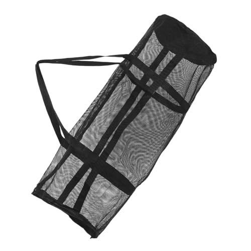 Toyvian Oversized Mesh Sports Bag for Basketball and Soccer Sturdy PVC Athletic Backpack with Adjustable Straps for Gym Yoga and Fitness Gear
