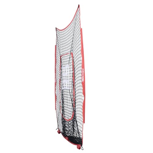VEVOR 7x7ft Baseball Softball Practice Net, Portable Baseball Training Net for Hitting Batting Catching Pitching, Backstop Baseball Equipment Training Net - style: Net Only(No Frame)