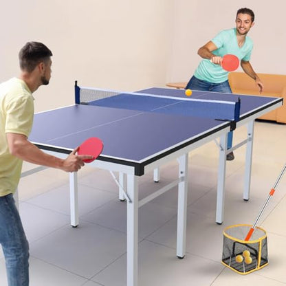 POPETPOP Pingpong Ball Picker Table Tennis Ball Picker Collector Pingpong Ball Retrieval Tool Telescoping Table Tennis Ball Pickup Net for and Storage