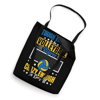Tough Enough To Be A Volleyball Referee Tote Bag