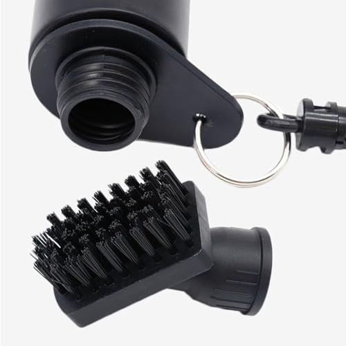 Portable Essential Cleaner Brush with Clip, 100ml Squeeze Water Bottle, Plastic Cleaning Tool for Deep Cleaning, Men and Women