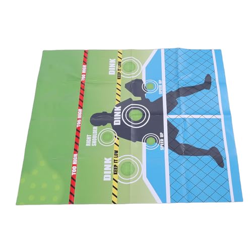 Pickle Practice Pad Training Aid with Non Slip Rubber Accuracy Trainer for Volleys Control Quick Bubble Free Setup 24x24 Inch for Home Gym and Sports Clubs