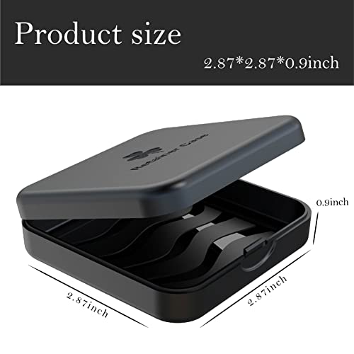 Retainer Case, ARGOMAX Aligner Case, Braces Box, 2 Piece Orthodontic Box (Black). - color: Black