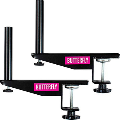 Butterfly AJ Table Tennis Net Set – The AJ Net Set Fits Table Tennis Tables up to 1.75 inches Thick – Length of the Net Set is 72 inches – Adjustable Height and Tension