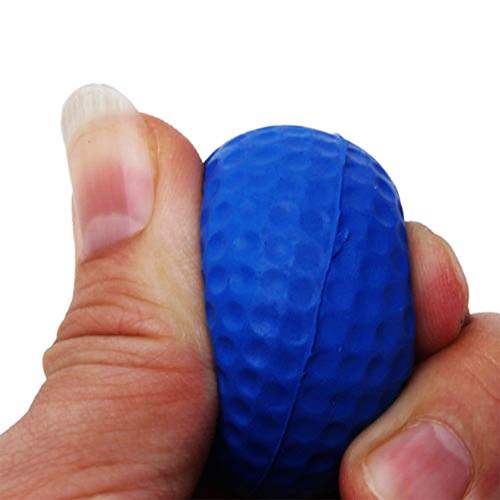 Dsmile 36 Pack Foam Golf Practice Balls Light Soft Elastic Training Multifunction Sport Balls - color: Blue*36