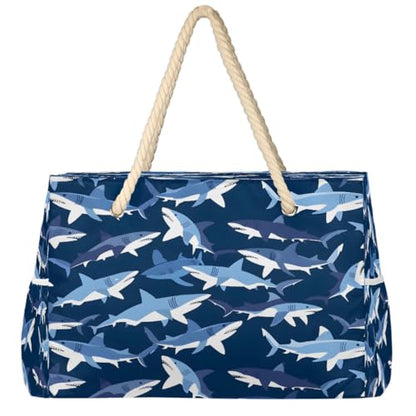 Beach Bag Waterproof Sand-proof Canvas Tote Lightweight Shoulder Bag Suitable for Family outdoor travel - color: C5