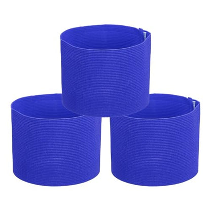 PATIKIL Soccer Captain Armband, Captain Arm Bands for Soccer Elastic Captain Arm Band Sports Captain Armbands - color: Dark Blue