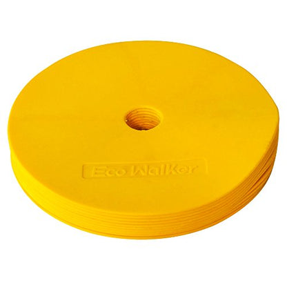 Flat Cones Spot Markers Soccer Basketball Sports Speed Agility Training - color: Yellow