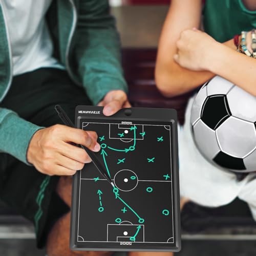 15 inch Electronic Football Coach Board - LCD Soccer Tactical Coaching Board with Stylus Pen for Football Coach Marker Training Writing Tablet - color: 15 Inch Football Coaching Board