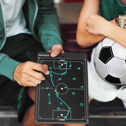 15 inch Electronic Football Coach Board - LCD Soccer Tactical Coaching Board with Stylus Pen for Football Coach Marker Training Writing Tablet - color: 15 Inch Football Coaching Board