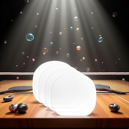 4 Pcs Transparent Table Tennis Rackets Adhesive Protective Film, Table Tennis Rackets Maintenance Cover, Table Tennis Racket Rubber Surface Protective Film, Table Tennis Rackets Maintenance Cover