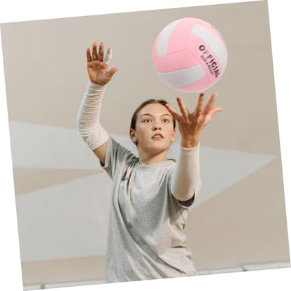 Inflatable Soft Volleyball Training Ball Standard Sports Ball for Indoor Outdoor Practice Accurate Control