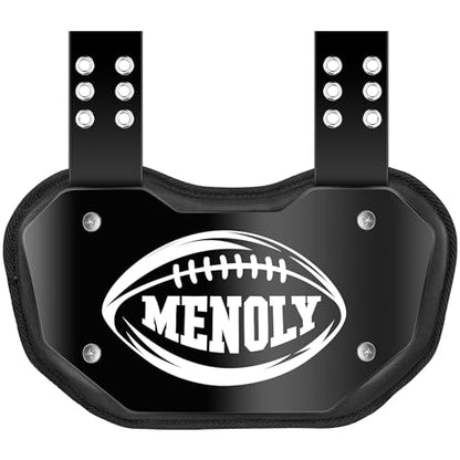 MENOLY Football Backplate, Professional Football Back Plates for Youth Adult with Hard Shell Lower Back Protector for High-Impact Protection, Rear Protector