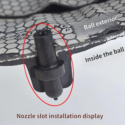 Rubber Air Plug Replacement Set for Basketball Football Volleyball, Quick Leak Seal, Tool-Free Setup, 5/10 Pack