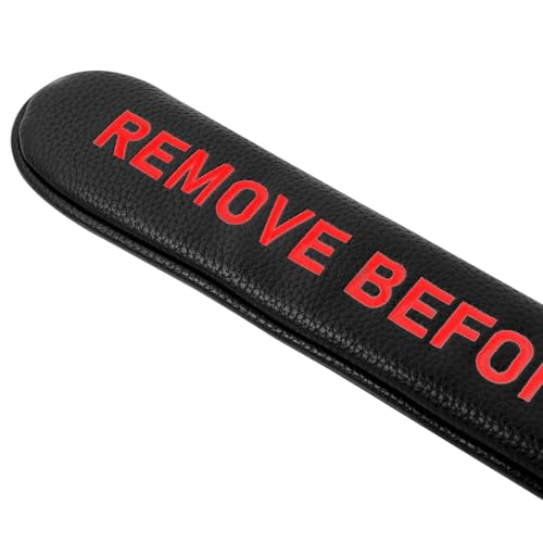 Golf Head Cover with RBF Design for Golf Club - size: for Golf Alignment Stick, style: Black