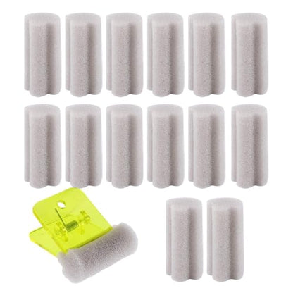 Table Tennis Racket Wipe Brush, with Clamp Absorbent Professional Replacement, Table Tennis Racket Glues Sponge, Secure Clamp Deep Cleaning Absorbent for Professionals Enthusiasts Beginners