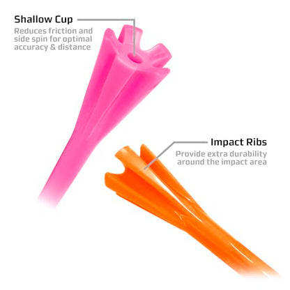 Callaway Performance Plastic Golf Tees (30 Pack) - 2.75 Inch - color: Neon Mix