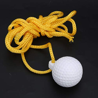 Golf Swing Practice Ball Durable Pocket Sized with String for Beginner Training ABS Material Lightweight Reusable Golf Accessories Ideal for Indoor Outdoor Use
