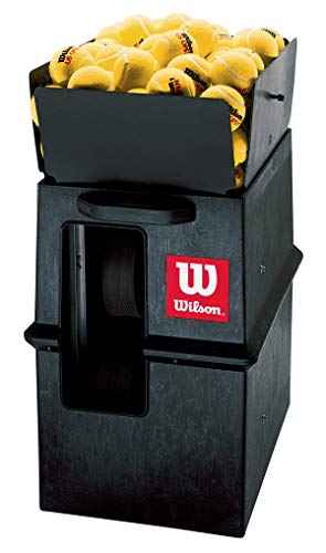 Wilson Portable Tennis Ball Machine. Speed 75 MPH. Variable Topspin/Underspin. Random Oscillatror. Electronic Elevation. from The #1 Name in Tennis - Wilson Sports