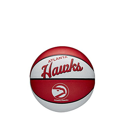 WILSON NBA Team Retro Mini Basketballs - Mini Size - 3" - color: Atlanta Hawks, size: Mini