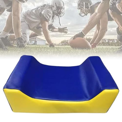Football Tackle Shield Wedged Blocking Pad Rugby Bumping Training Equipment with Handles Cotton Microfiber Suitable for Athlete - color: Teenager
