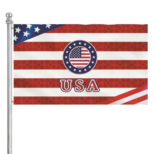 USA United States Sports Soccer Football Flag Team Fans Supporters Flags for Outdoor Garden Field Decor Banner 5x3ft - color: USA
