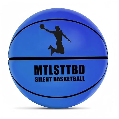 Silent Basketball-Size 7 (29.5") 2026 New Upgrade Dribble Dream Silent Basketball, Grooved Airless Foam Technology for Soundless for Quiet Dribbling and Indoor Training