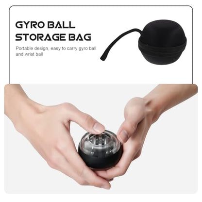 Kisangel Gyro Ball Storage Bag, Strengthener Wrist Ball Case Yoyo Storage Case for Portable Eva Material Protective