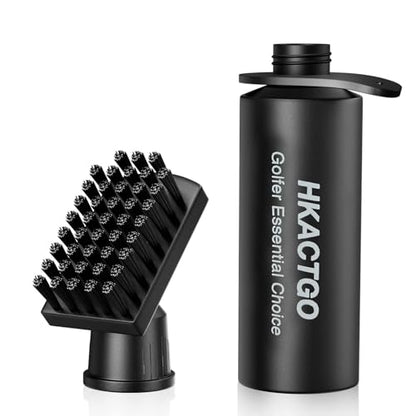 Golf Club Brush Cleaner with Clip and Squeeze Bottle 7.5 Inches Holds 4 Ounces Perfect for Keeping Your Golf Clubs Clean Durable and Portable Golf Accessories