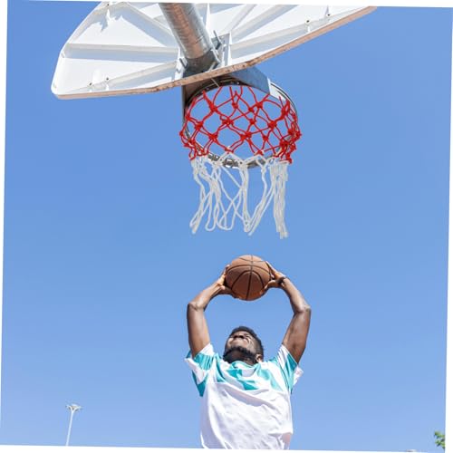 Toddmomy 2pcs Heavy Duty Basketball Net Thick Outdoor Basketball Frame Replacement and Wear-Resistant Fits Standard Hoops for Indoor and Outdoor Use