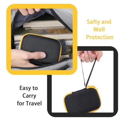 for Fanttik X8 Nano/X9 Nano Electric Ball Pump Hard Case,Air Pump Organizer for Air Tube and Adaptor(Case Only)