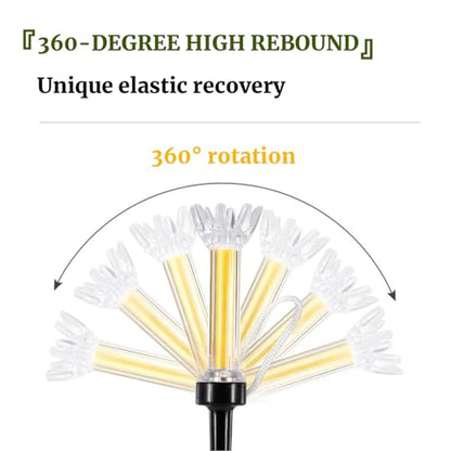 Magnetic Golf Tees 5Pcs - Unbreakable Flexible Plastic Golf Tees with Elastic Recovery & Anti-Loss Cord, Professional 79mm/3.11inch Long Rubber Golf Tees for Driving Range Mats Training and Practice