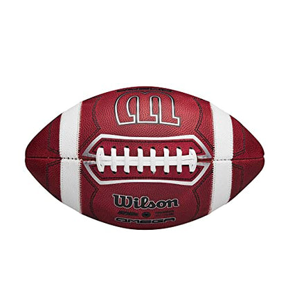 WILSON Omega Official College Football - Official Size, Brown