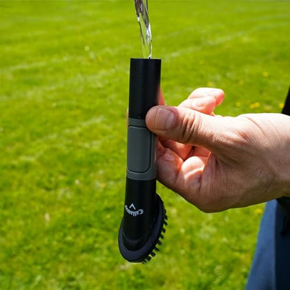 Callaway Golf H2GO Water Scrub Magnetic Club Brush - Quick-Release Magnetic Spray Club Brush for Your Golf Clubs