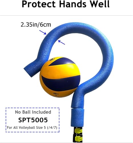 Volleyball Spike Trainer,Adjustable Practice Equipment, for Serving & Hitting Drills, Portable Training Aid for All Skill Levels