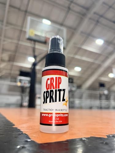 Grip Spritz - Basketball Shoe Grip Spray - Improve Sole Traction & Court Grip - Rejuvenate & Elongate Sneaker Life - Anti Slip Grip & Performance Enhancer - Basketball Accessory