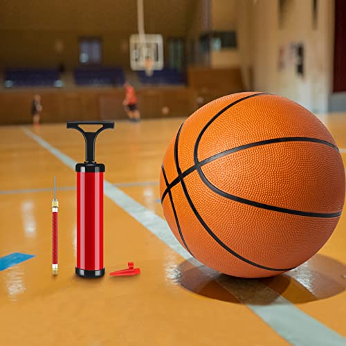 Chumia 8 Sets Ball Pumps Air Pump Bulk for Balls with Needle, Nozzle, Extension Hose Sports Ball Tool for Soccer Basketball Football Volleyball - color: Blue, Red