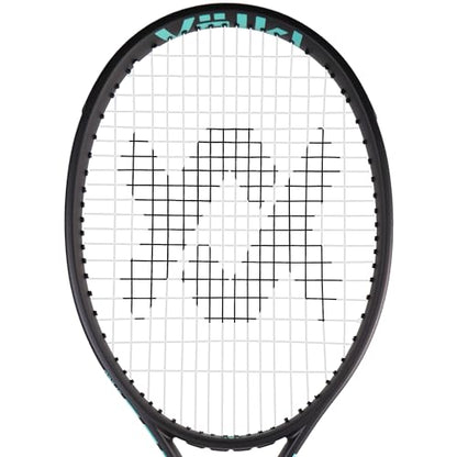 VOLKL Team Speed Black/Turquoise | Tennis Racquet | Featuring Vibration Control Handle System | 265g or 9.4oz | Grip Sizes: 0-5 - size: 4 1/4