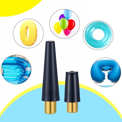 Shappy 4 Pcs Ball Pump Needle Set Needle Inflator Kit for Air Pump Accessories Nozzle Inflator Adapter for Football Basketball Volleyball Swim Ring Balloon Bike