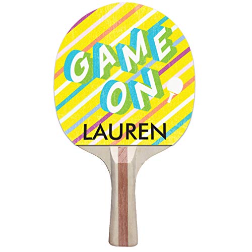 Infusion Custom Colorful Design Ping Pong Paddle, Premium 5 Ply Direct Imprint Personalization on Table Tennis Racket - color: PP120-43