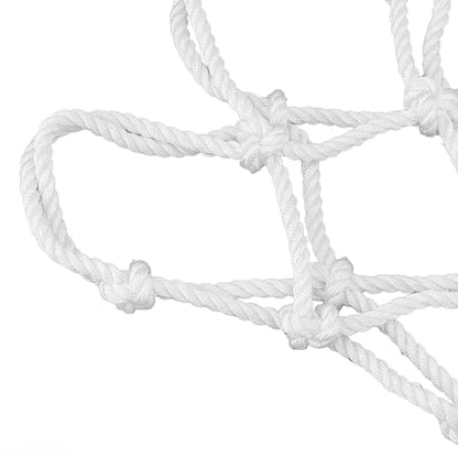 Basketball Net Replacement, Polyester, White, All Weather Durable Anti Whip for Indoor Outdoor Rims - Crisp Sound Performance, Weather, Easy Installation