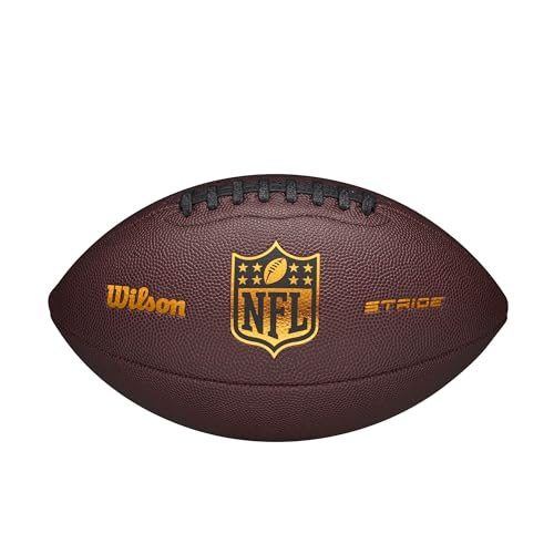 WILSON NFL Stride Footballs - color: Brown, size: Youth - Ages 12-14, style: Stride